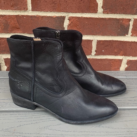 frye ray western bootie